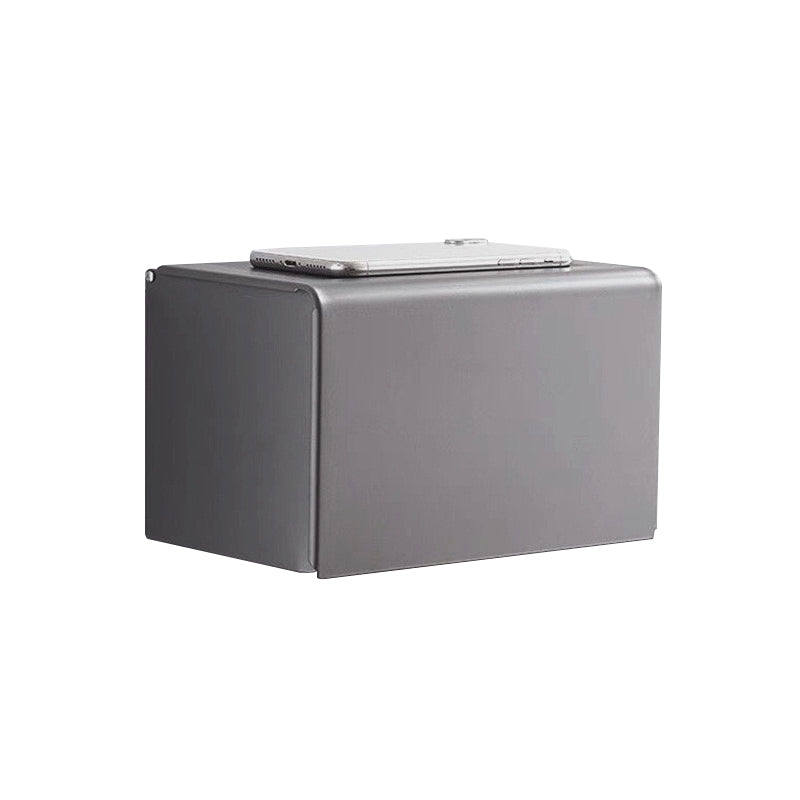 Avtoit | Matt gray bathroom accessory set bathroom shelf/towel holder & paper holder included