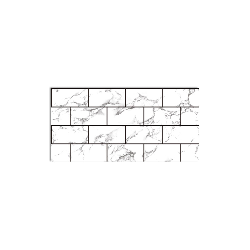 Avtoit | Modern Peel and Stick Tile PVC Rectangular 10 Pack Peel & Stick Field Tile for the Kitchen