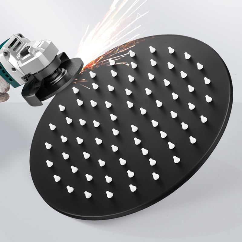 Avtoit | Black round fixed shower head Modern design wall-mounted shower head