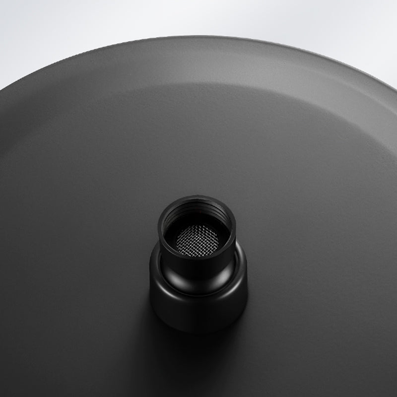 Avtoit | Black round fixed shower head Modern design wall-mounted shower head
