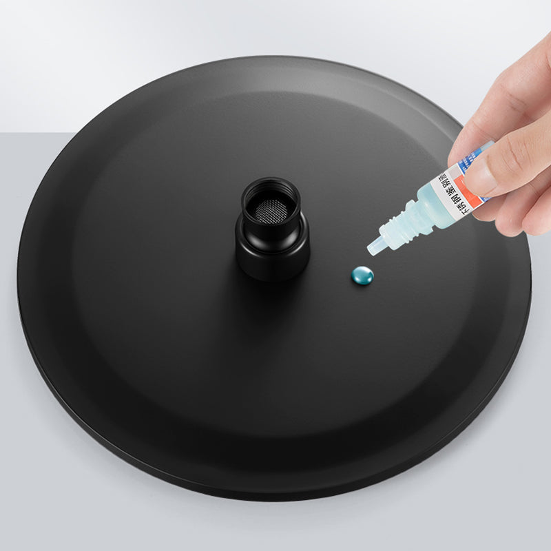 Avtoit | Black round fixed shower head Modern design wall-mounted shower head