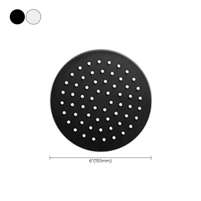 Avtoit | Black round fixed shower head Modern design wall-mounted shower head