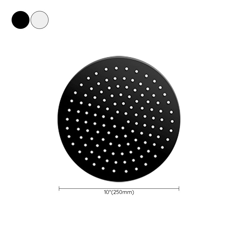 Avtoit | Black round fixed shower head Modern design wall-mounted shower head