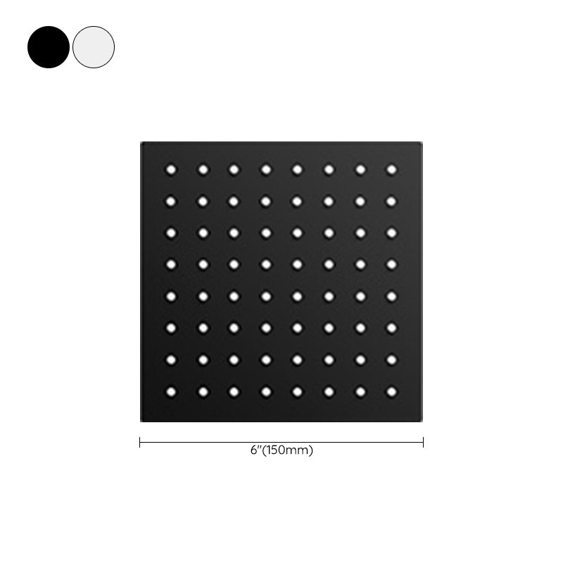 Avtoit | Black round fixed shower head Modern design wall-mounted shower head