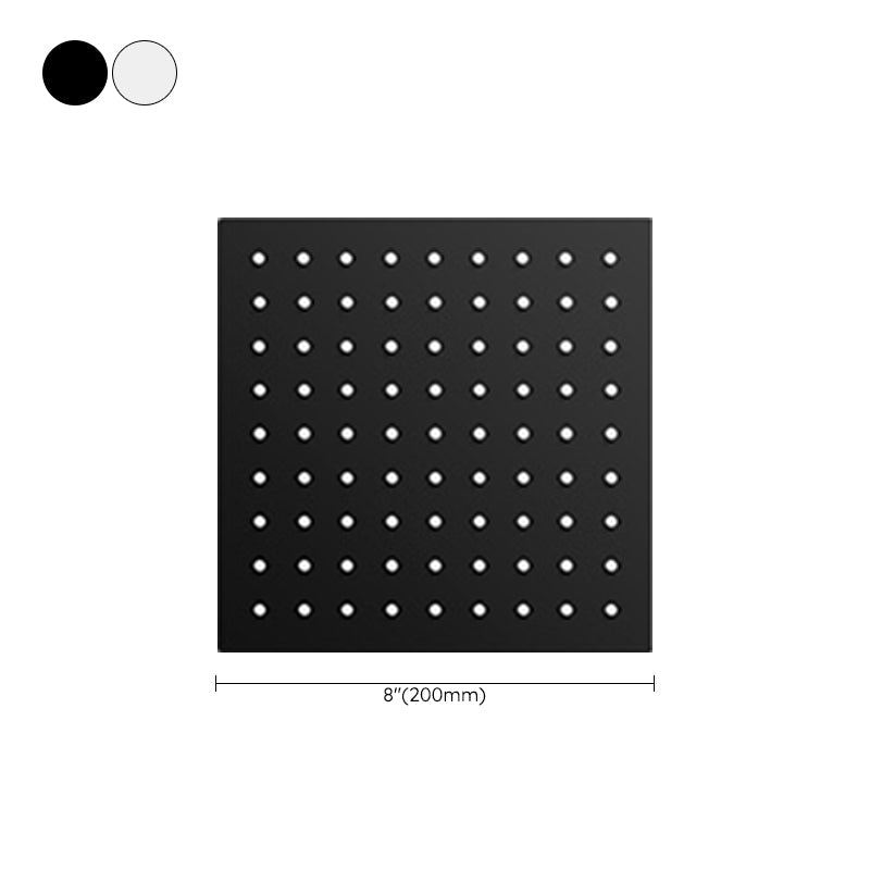 Avtoit | Black round fixed shower head Modern design wall-mounted shower head