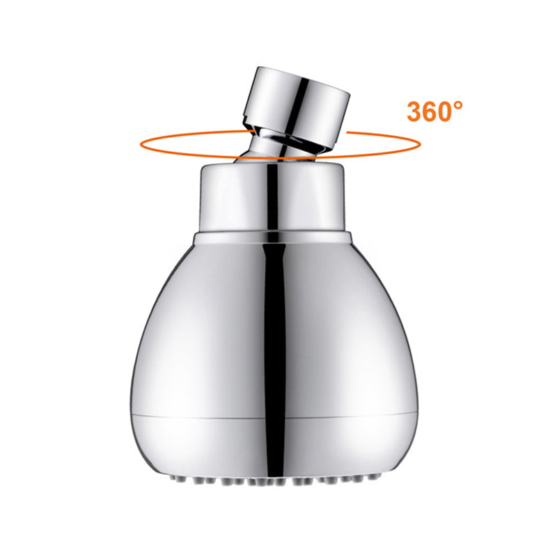 Avtoit | Silver Round Shower Head Standard Spray Pattern Wall Mounted Shower Head