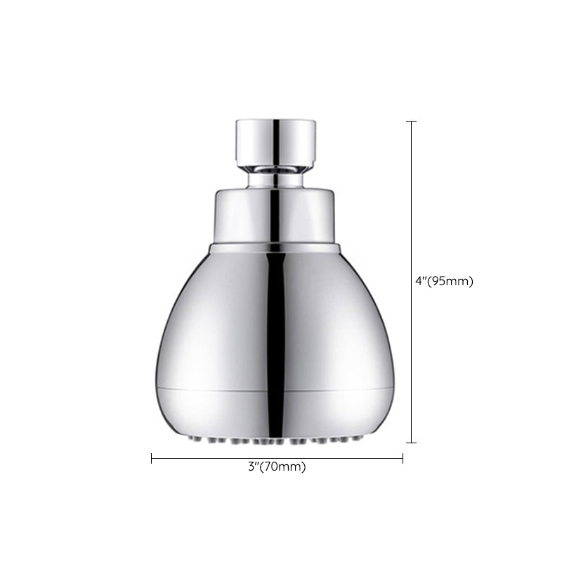 Avtoit | Silver Round Shower Head Standard Spray Pattern Wall Mounted Shower Head