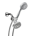 Avtoit | Silver Dual Shower Head Round Rainfall Wall-Mounted Shower Head