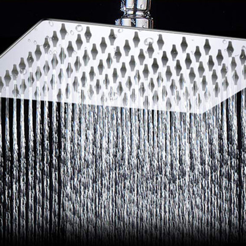 Avtoit | Modern Style Dual Showerhead 9-Spray Silver Wall-Mounted Showerhead