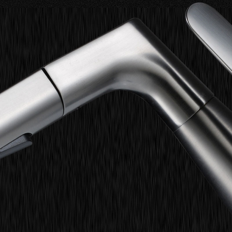 Avtoit | Modern Sink Faucet Copper Single Handle Low Arc Pull-Out Sink Faucet