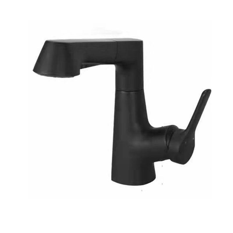 Avtoit | Modern Sink Faucet Copper Single Handle Low Arc Pull-Out Sink Faucet