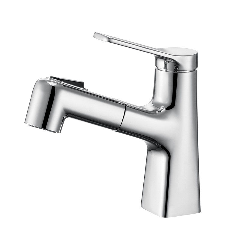 Avtoit | Contemporary Vessel Faucet Metal Single Handle Low Arc Vessel Faucet for the Bathroom