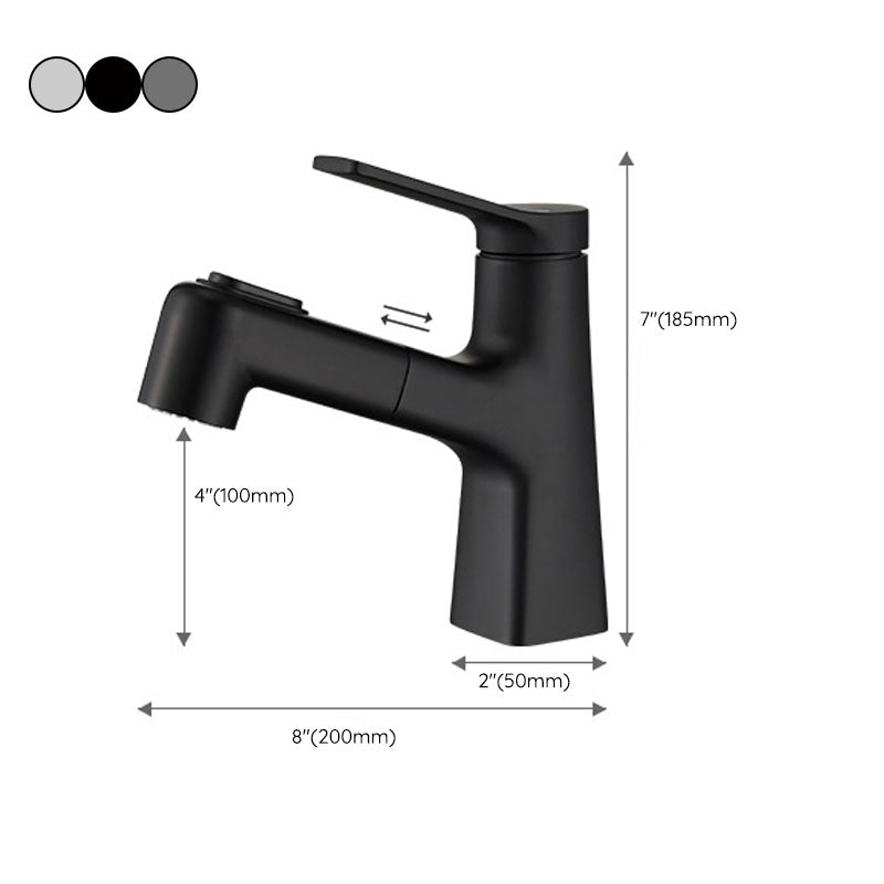Avtoit | Contemporary Vessel Faucet Metal Single Handle Low Arc Vessel Faucet for the Bathroom