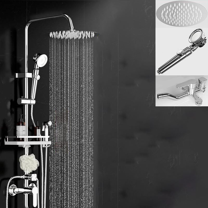 Avtoit | Wall-mounted Rectangular Shower System Stain-resistant Copper Modern Shower System