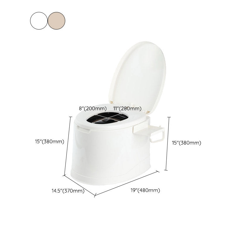 Avtoit | Floor-mounted All-in-One Toilet Contemporary Plastic Flush Toilet