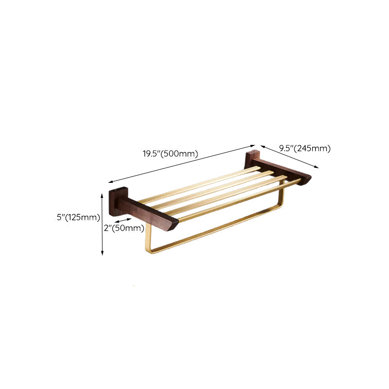 Avtoit | Traditional Bathroom Accessories Set Bathroom Shelf Paper Holder Gold Bathroom Set