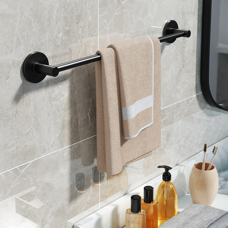 Avtoit | Aluminum Bathroom Hardware Set Black Bathroom Accessories Kit Towel Holder