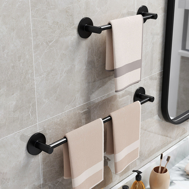 Avtoit | Aluminum Bathroom Hardware Set Black Bathroom Accessories Kit Towel Holder