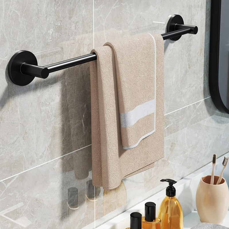 Avtoit | Aluminum Bathroom Hardware Set Black Bathroom Accessories Kit Towel Holder