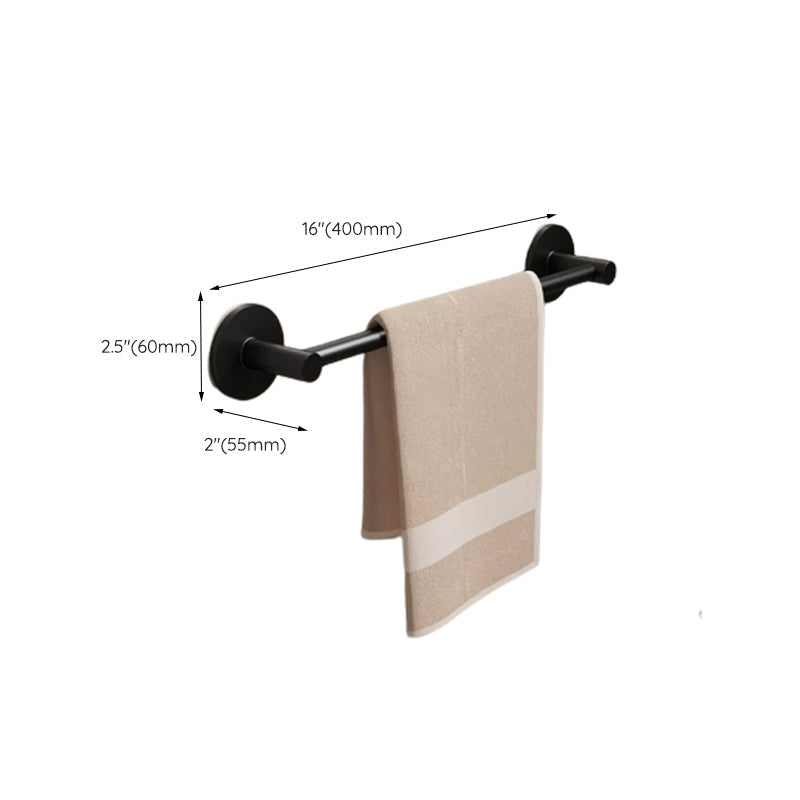 Avtoit | Aluminum Bathroom Hardware Set Black Bathroom Accessories Kit Towel Holder