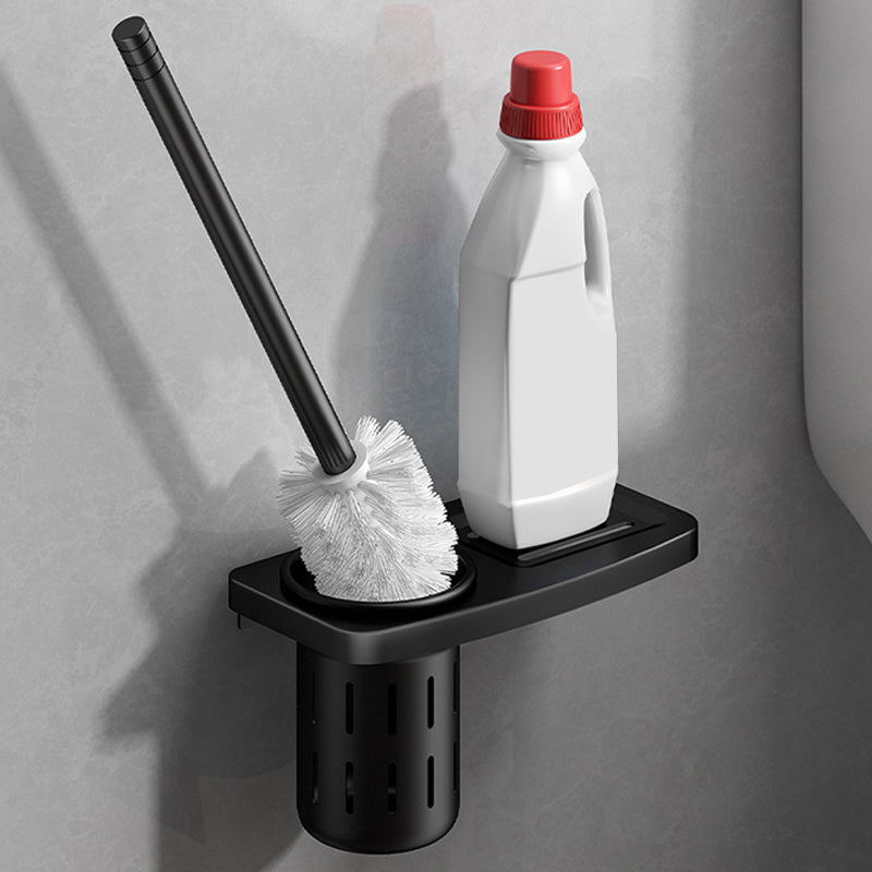Avtoit | Classic Bathroom Accessories Set in Aluminum Black Finish Bathrobe Hook/ Towel Bar