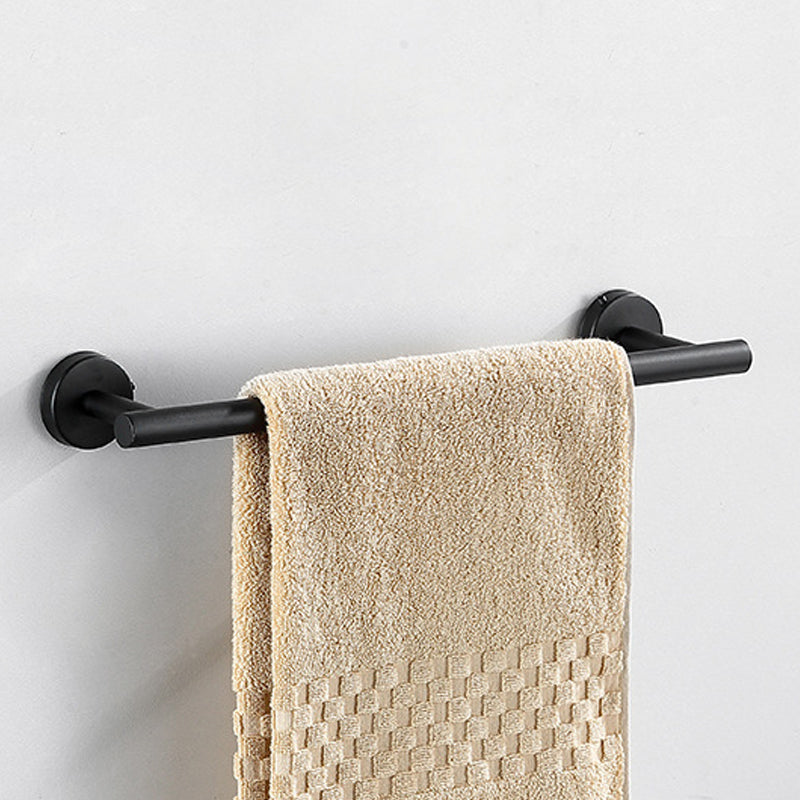 Avtoit | Modern Bathroom Hardware Set in Stainless Steel Brushed Chrome Towel Bar/Ring & Bathrobe Hook