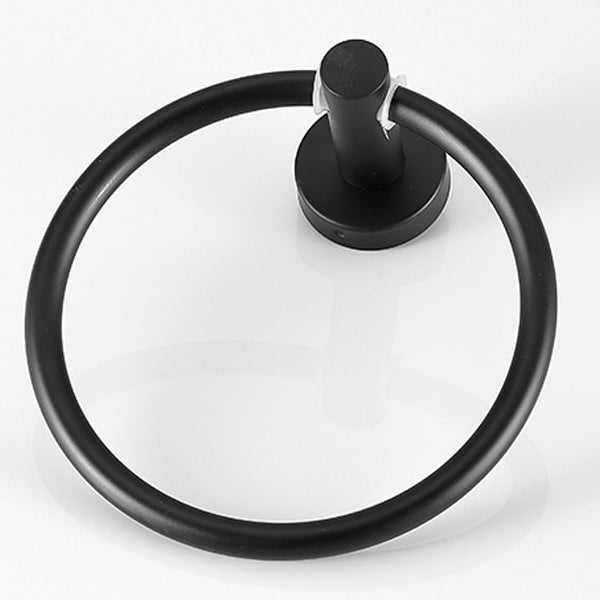 Avtoit | Modern Bathroom Hardware Set in Stainless Steel Brushed Chrome Towel Bar/Ring & Bathrobe Hook