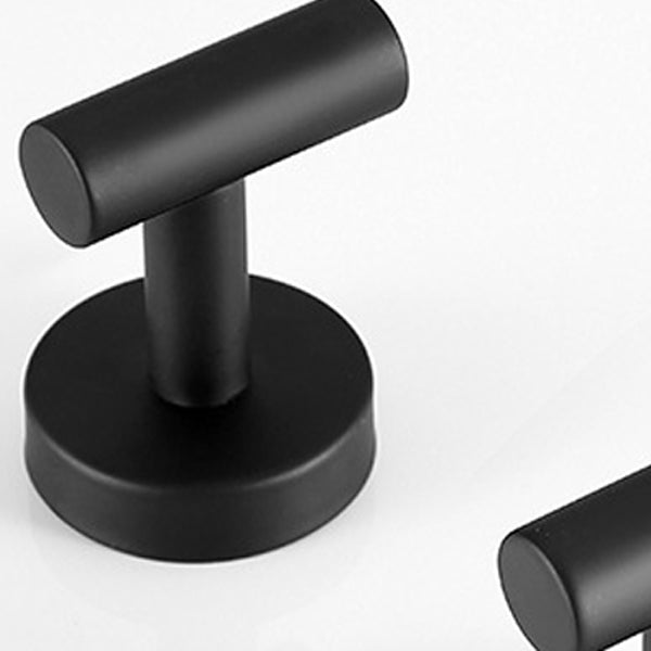 Avtoit | Modern Bathroom Hardware Set in Stainless Steel Brushed Chrome Towel Bar/Ring & Bathrobe Hook