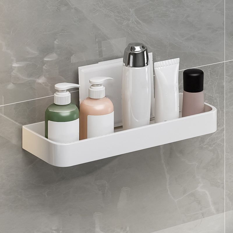 Avtoit | Contemporary Bathroom Accessory Set Metal Bath Shelf in White