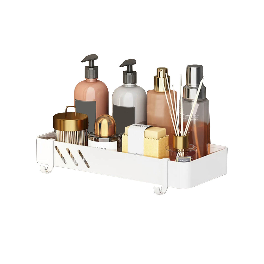 Avtoit | Modern White Bathroom Hardware Set Towel Rack Bath Shelf Bathroom Hardware Set