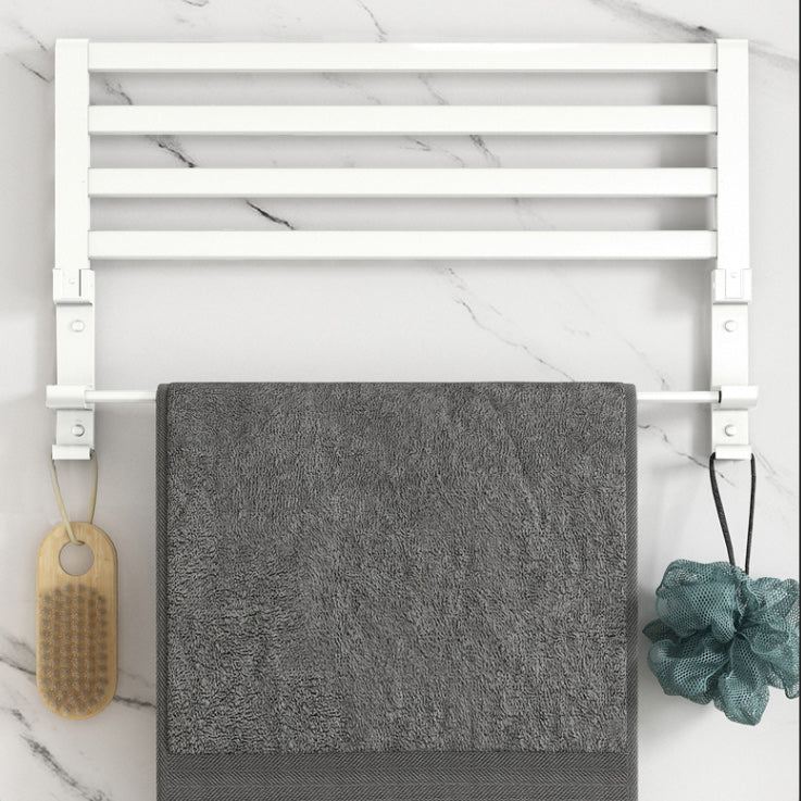 Avtoit | Modern White Bathroom Hardware Set Towel Rack Bath Shelf Bathroom Hardware Set