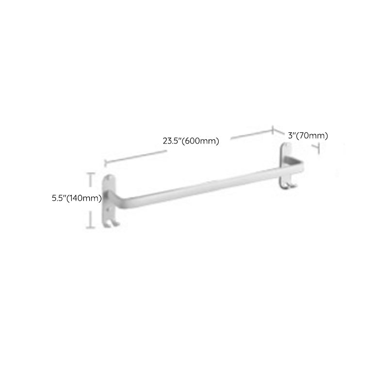 Avtoit | Aluminium Bathroom Accessories Set Modern White Bathroom Accessories Set
