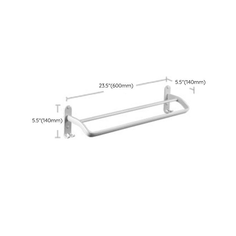 Avtoit | Aluminium Bathroom Accessories Set Modern White Bathroom Accessories Set
