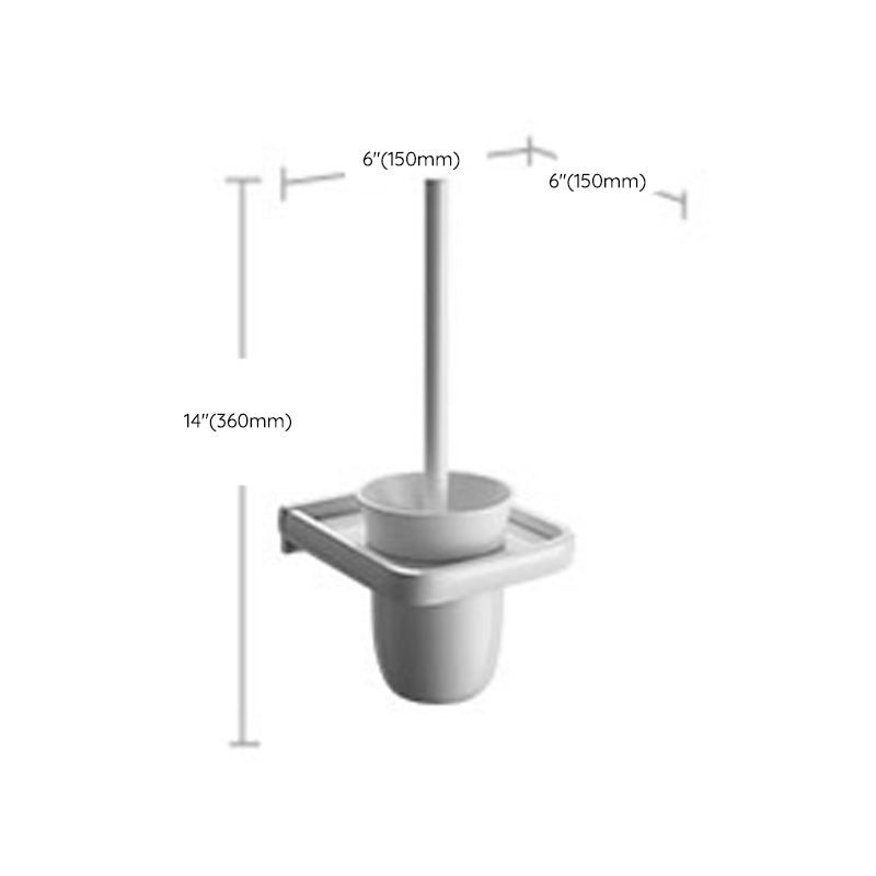 Avtoit | Aluminium Bathroom Accessories Set Modern White Bathroom Accessories Set