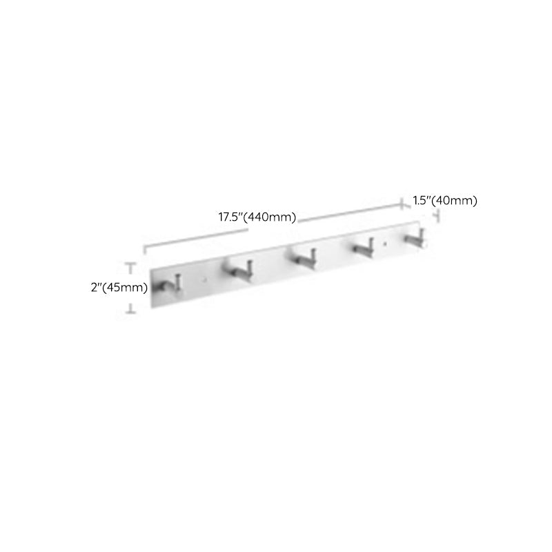 Avtoit | Aluminium Bathroom Accessories Set Modern White Bathroom Accessories Set