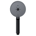 Avtoit | Matt Black Hand Shower Modern 3-Stream Round Wall Mounted Hand Shower