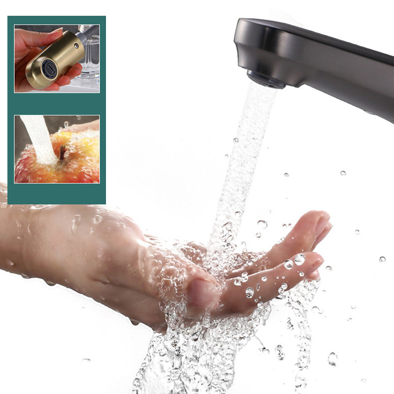 Avtoit | Contemporary Basin Faucet Copper Pure Color Single Lever Retractable Basin Faucet
