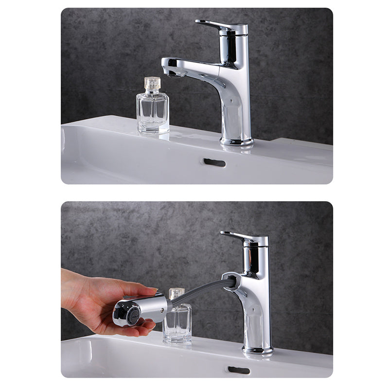 Avtoit | Contemporary Basin Faucet Copper Pure Color Single Lever Retractable Basin Faucet