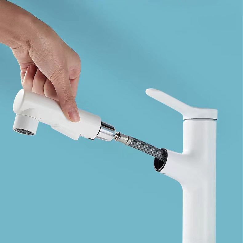 Avtoit | Modern Sink Faucet Solid Color Copper Sink Faucet for Bathroom