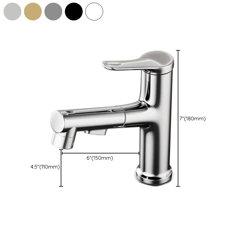 Avtoit | Modern Sink Faucet Solid Color Copper Sink Faucet for Bathroom