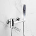 Avtoit | Contemporary Wall Mounted Bathtub Filler Single Handle Metal Faucet