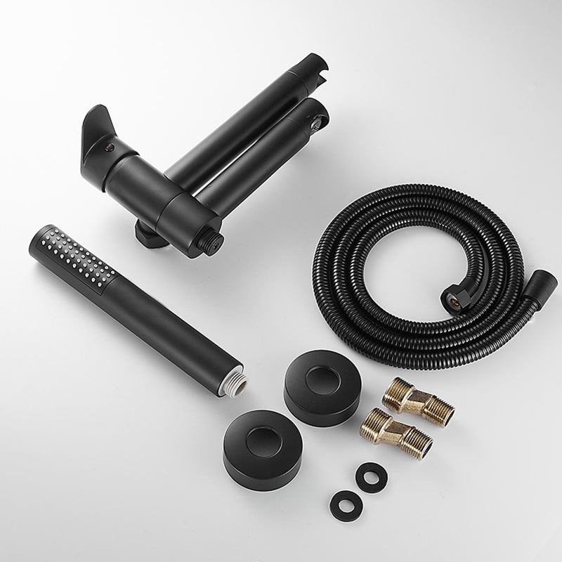 Avtoit | Contemporary Wall Mounted Bathtub Filler Single Handle Metal Faucet