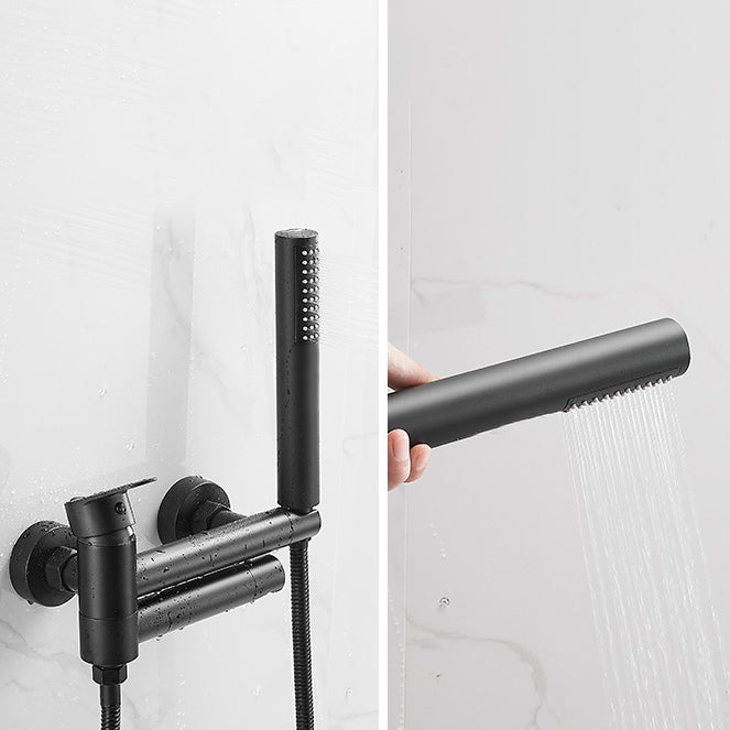 Avtoit | Contemporary Wall Mounted Bathtub Filler Single Handle Metal Faucet