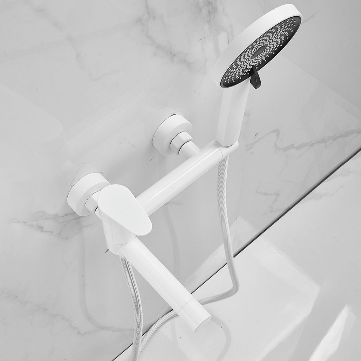 Avtoit | Contemporary Wall Mounted Bathtub Filler Single Handle Metal Faucet