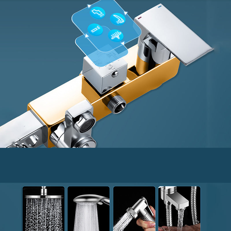 Avtoit | Modern Shower System Handle Lever Wall Mounted Spot Resist Copper Shower System