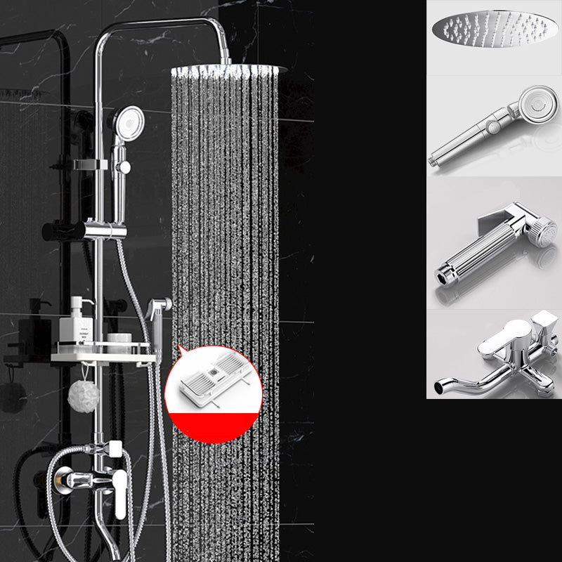 Avtoit | Wall-mounted shower system handle lever spot resist copper shower system