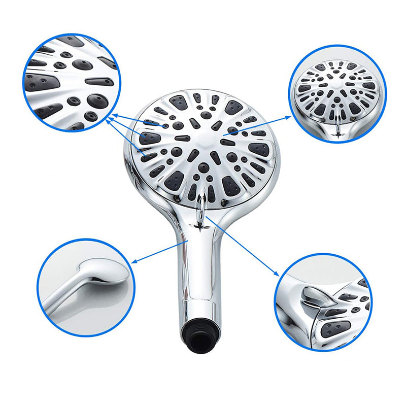 Avtoit | Modern Shower Head for Bathroom 9-Jet Round Wall-Mounted Shower Head