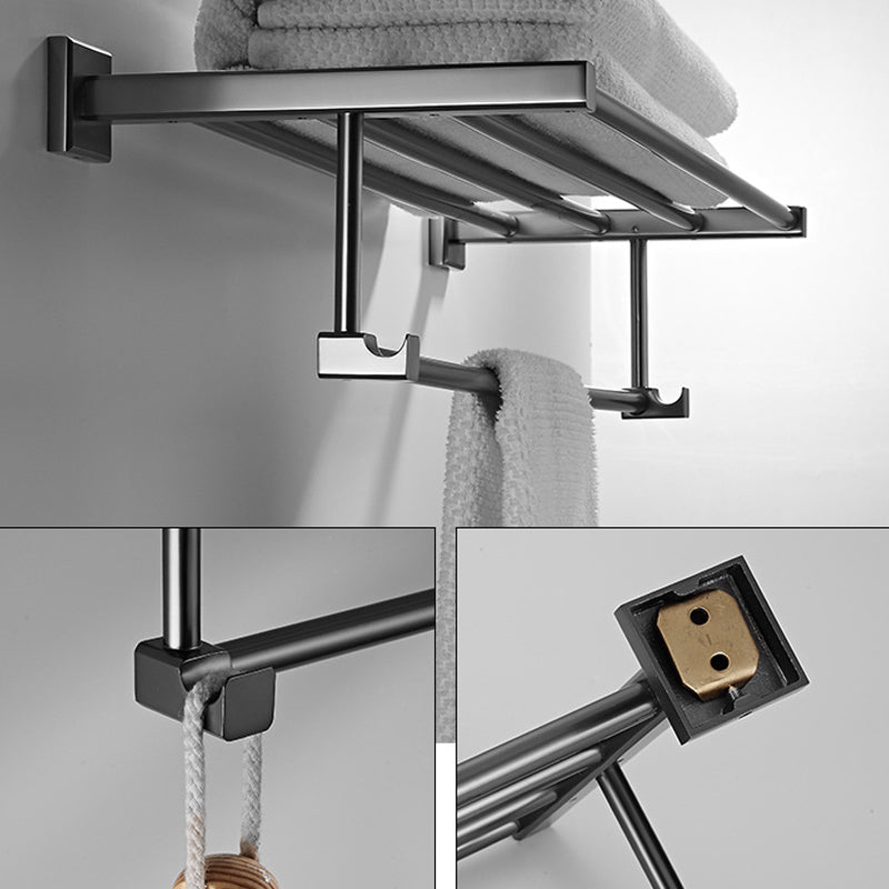 Avtoit | Traditional Brass Bathroom Accessory Set Gray Bathroom Accessory Set