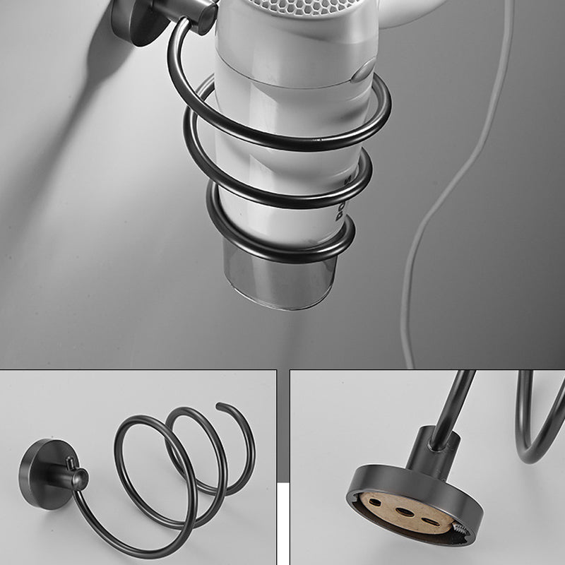 Avtoit | Traditional Brass Bathroom Accessory Set Gray Bathroom Accessory Set