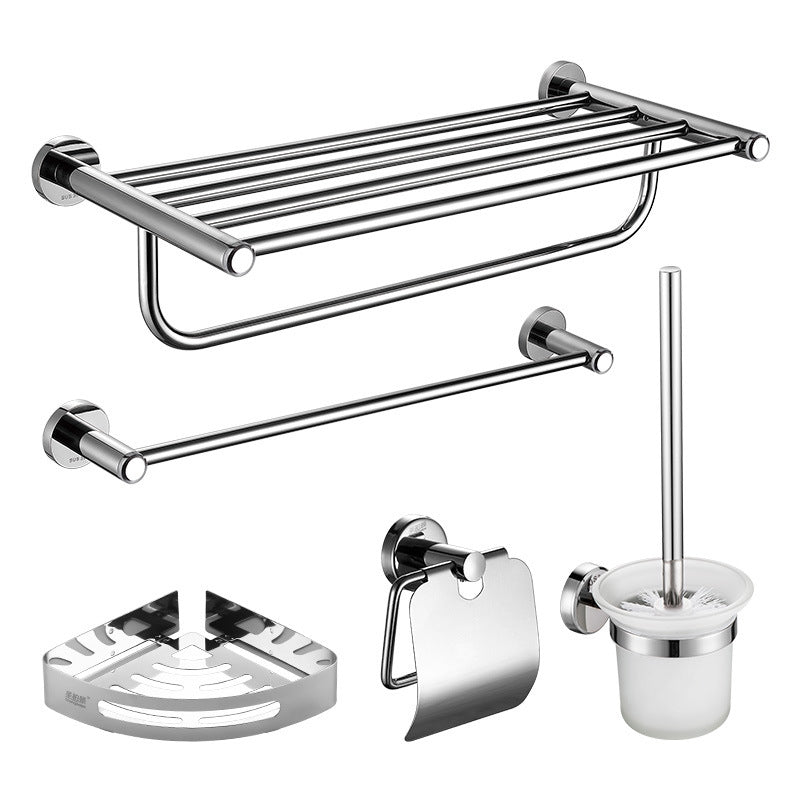 Avtoit | Modern Bathroom Accessories Bathroom Shelf Towel Bar Stainless Steel Bathroom Accessory Set